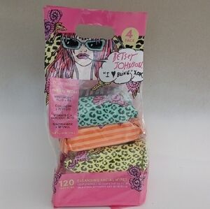 Betsey Johnson Vibrant Facial Wipes Pack Of 4 (30) Each